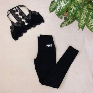 PINK VICTORIA SECRET LEGGINGS
